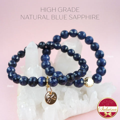 High Grade Blue Sapphire Gemstone Bracelet