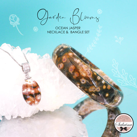 Boho Chic Blue Ocean Jasper Statement Necklace - Everphi EverPhi Shop