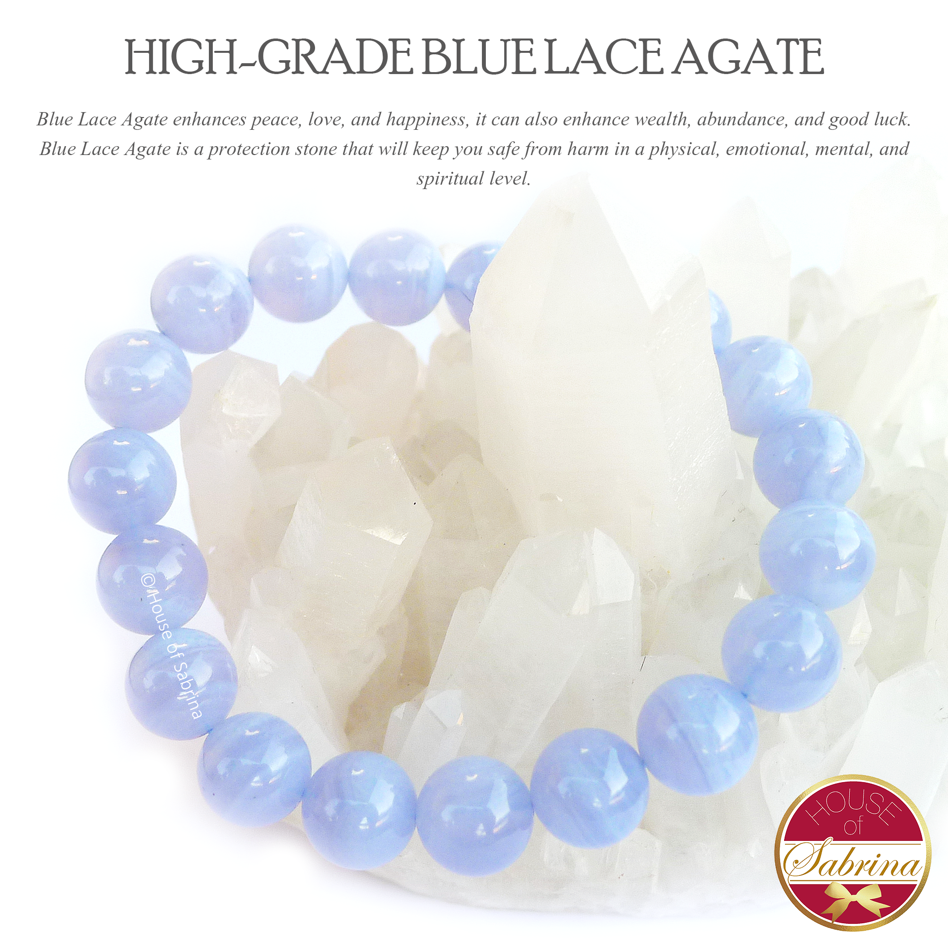High Grade Blue Lace Agate