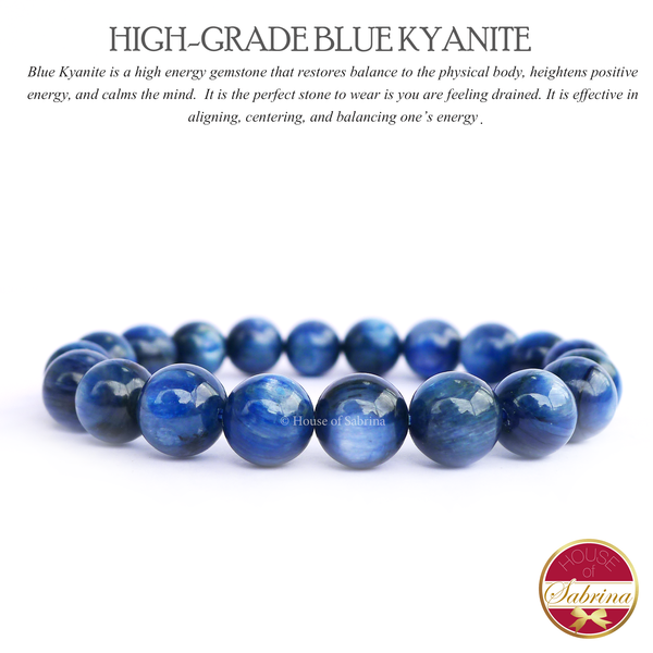High Grade Blue Kyanite Power Gemstone Bracelet