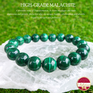 High Grade Malachite Gemstone Bracelet